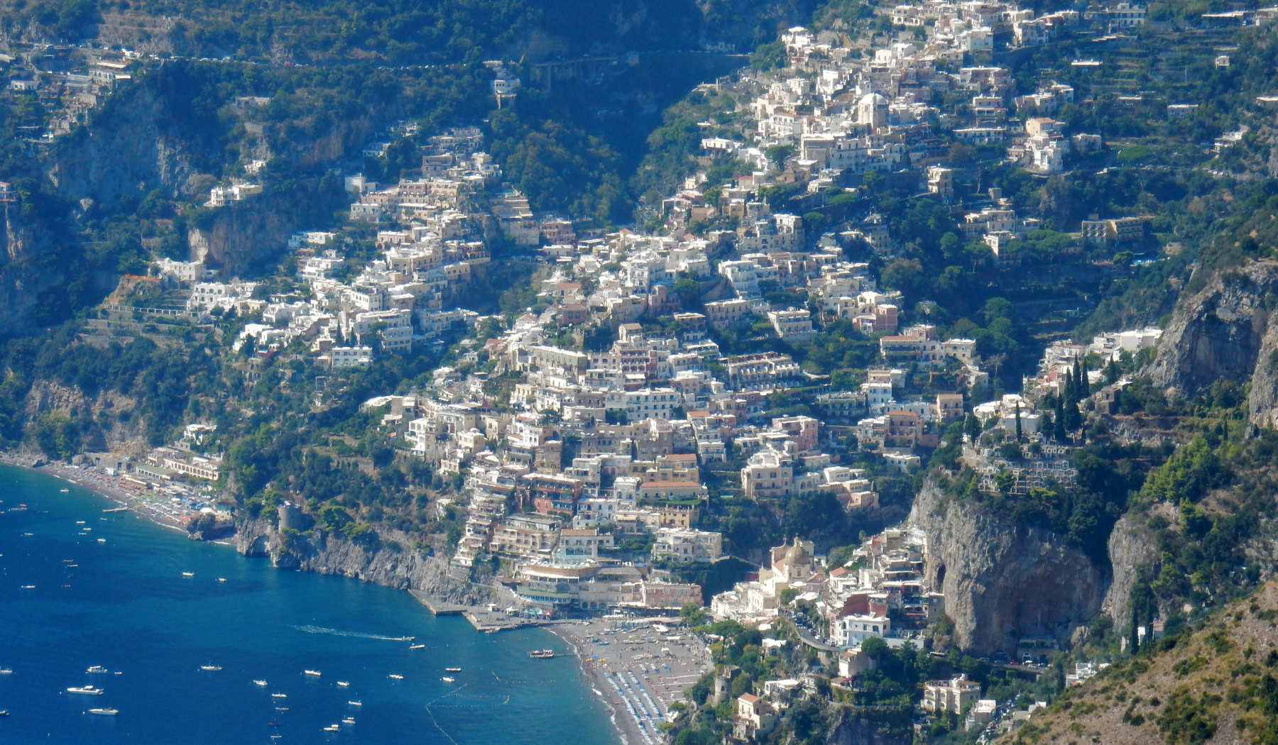 Positano von sentiero degli dei